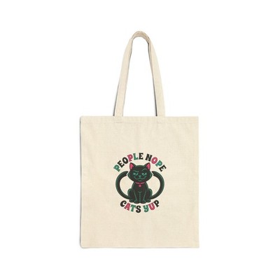 People Nope Cats Yup Tote | Funny Cat, Black Cat, Retro Cat