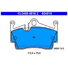 Satz Bremsbeläge 24031268 Bremsklötze hinten für Porsche Cayman 981 987