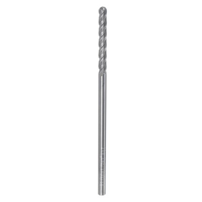Kugelkopf-Fräser CNC-Fräser-Bit, 1/16'' Radius 1/8'' Schaft 4Schneiden,1/8'' Dm. 3''