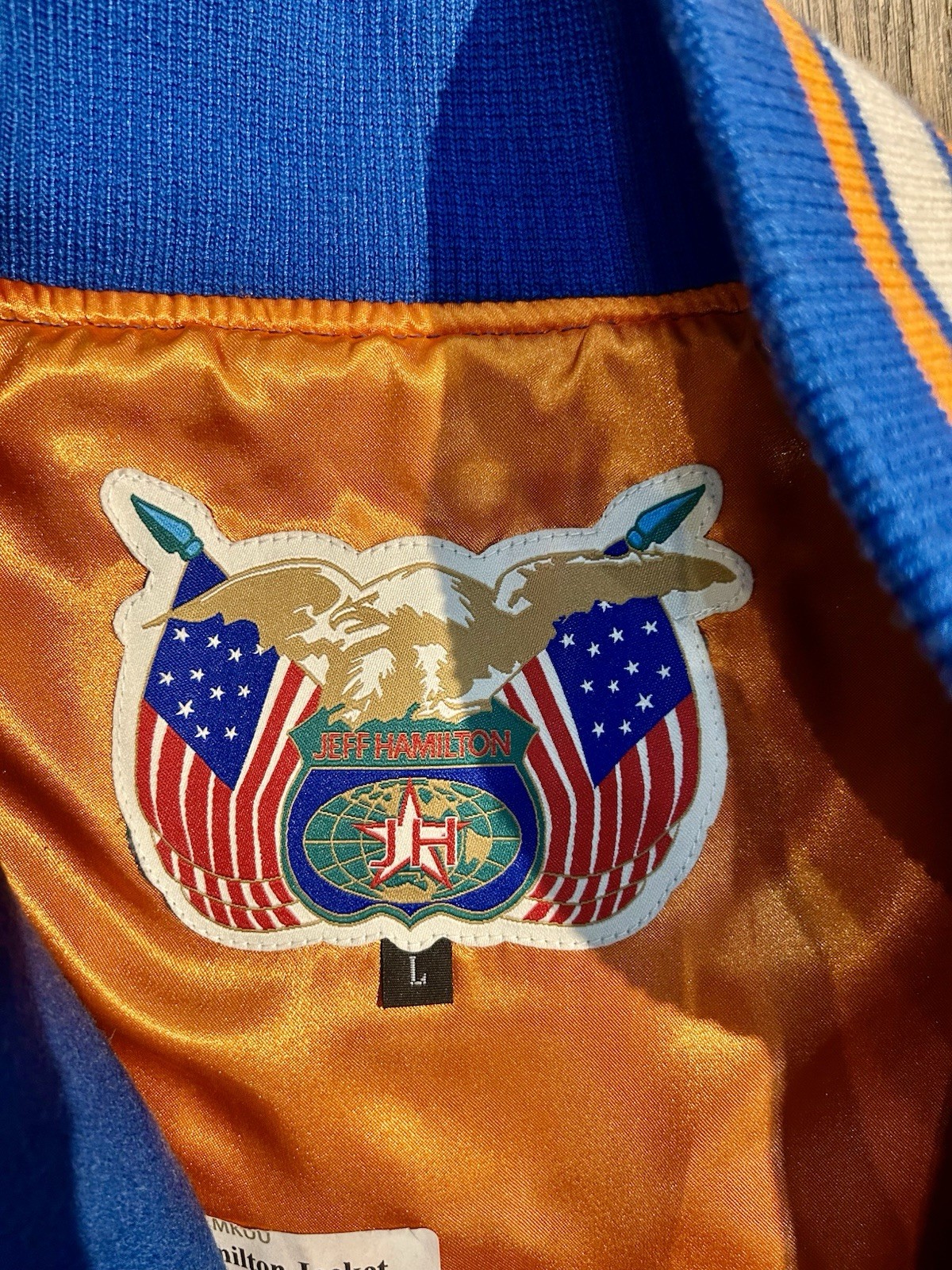 Jeff Hamilton New York Knicks Wool & Leather Varsity Jacket