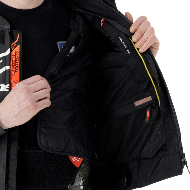 Alpinestars Missile V3 Ignition Leather Black White, photo 12 of 14