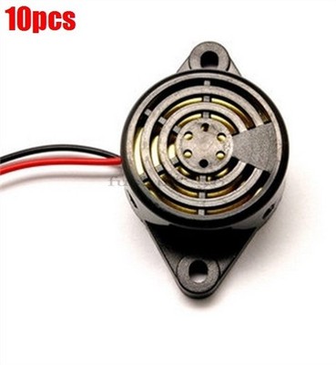 10Pcs Continuous Beep Piezoelectric Electronic Buzzer Dc 3-24V 12V 5V 95Db Al ov