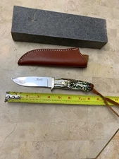 *RIGID* Knives,R. W. Loveless Design #239/600 Drop point Hunter,Stag,Never used.