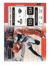 Damian Lillard 2021-22 Contenders #12 Game Night Ticket Insert Blazers NM B2G2