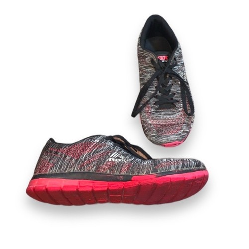 RBX Live Life Active Dark Pink/ Red Gray Running Shoes Men’s size 12W - Picture 1 of 12