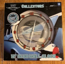 Gm 1957 Chevrolet Bel Air Turquoise Neon Wall Clock