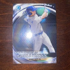 2020 Bowman Draft - Glimpses of Greatness Bobby Witt Jr. #GOG-BW (RC)