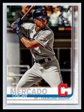 2019 Topps Update #US28 Oscar Mercado Base Rookie Card RC Cleveland Indians
