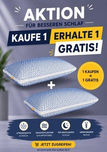 Emma Elite Stützkissen 40x70 – Kaufe 1, Erhalte 1 Gratis!