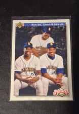 1992 Upper Deck - Bloodlines Ken Griffey Jr, Ken Griffey Sr., Craig Griffey #85