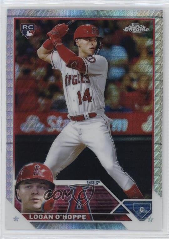 2023 Topps Chrome Prism Refractor Logan O'Hoppe #188 13mr