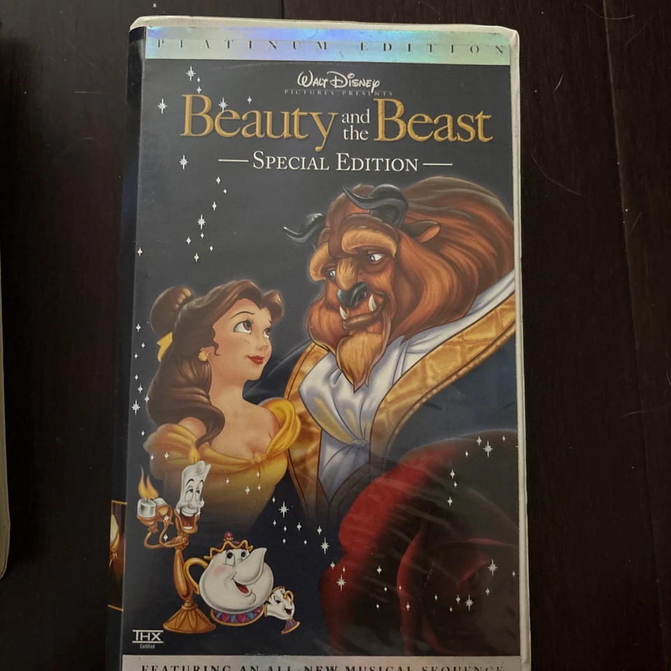 Disney Masterpiece Collection VHS Tapes Lot 17 Mermaid Beauty Beast Fantasia - Image 4 of 4
