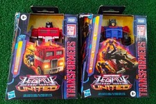 Transformers Legacy United G1 Universe Optimus Prime & Quake Action Figures NIB