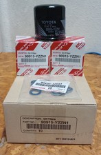 Case of 10 Genuine Toyota Engine Spin-On Oil Filters  90915YZZN1 w/Drain Gaskets