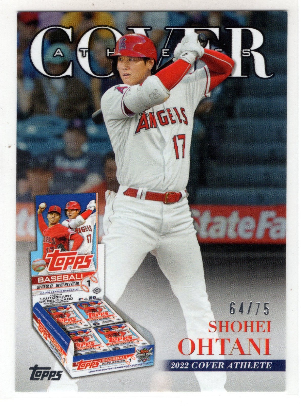 Shohei Ohtani #CA-6 Baseball Cards 2026 Topps Cover Athlete trading card — raw and PSA graded price guide