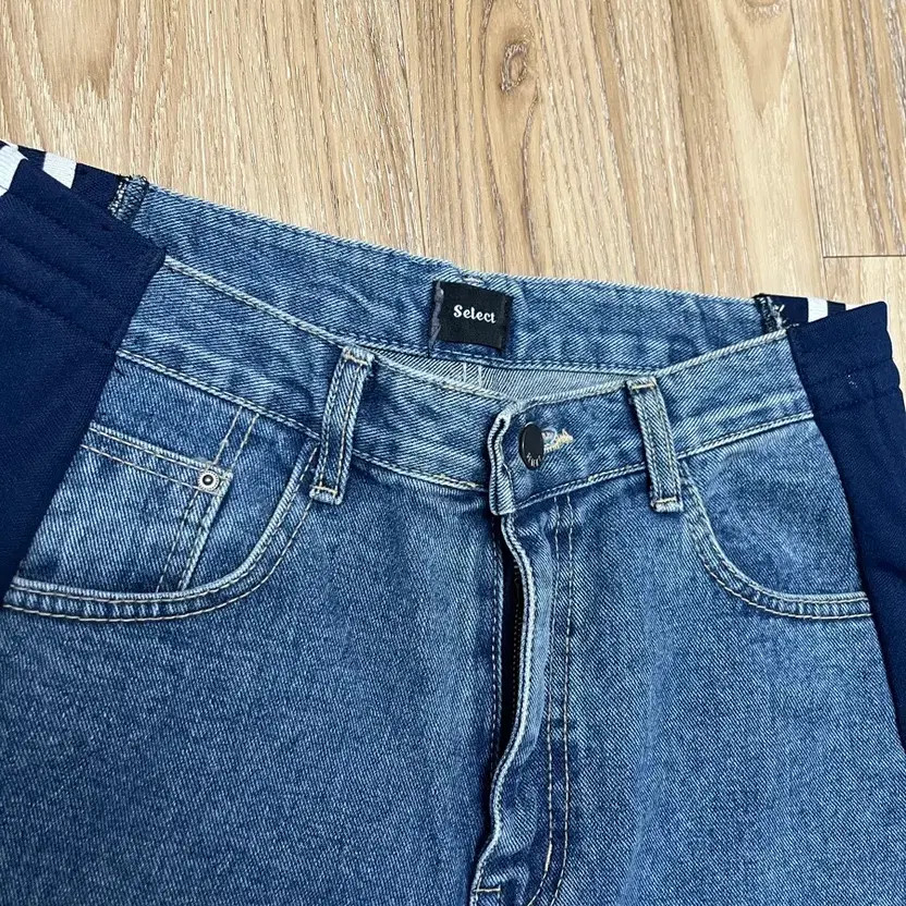 Adidas Firebird Reworked Jeans 30 Waist thumbnail 3