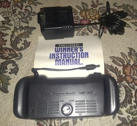 Vtg SEGA NIB 1994 Game Gear PowerBack Rechargeable Battery Pack & AC Adapter A+