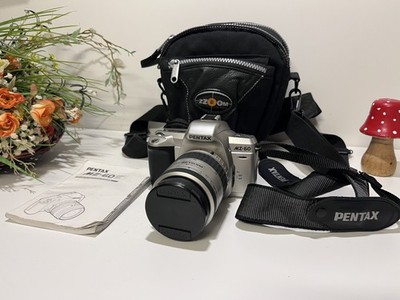 PENTAX MZ-60 Analoge Spiegelreflexkamera 35 mm mit 28 80 mm Objektiv, Mit Tasche