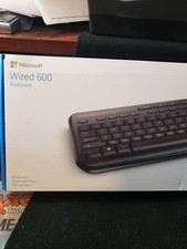 Microsoft Wired Keyboard 600 Model 1576 Black