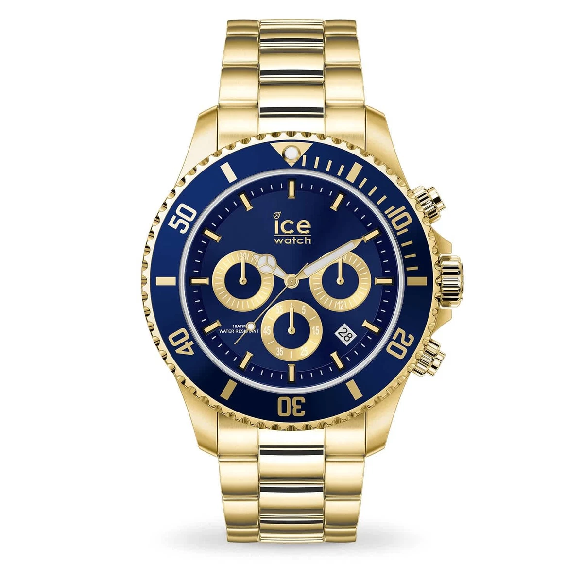 Orologio Ice-Watch ICE Steel Deep Blue Uomo, Cassa 44 Mm, Cinturino In Silicone Blu, Quadrante Blu, 10 ATM - 4