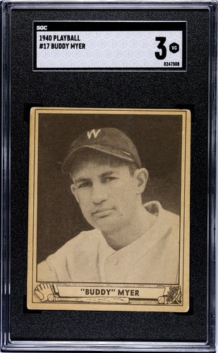 1940 Buddy Myer #17