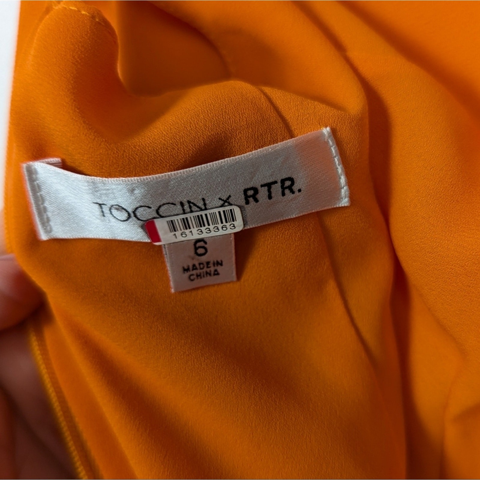 Toccin x RTR Womens Jumpsuit Vibrant Orange Sleev… - image 7