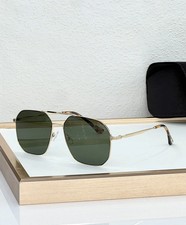 TOM FORD FT0852 Green Lens Aviator Sunglasses 60-16-145