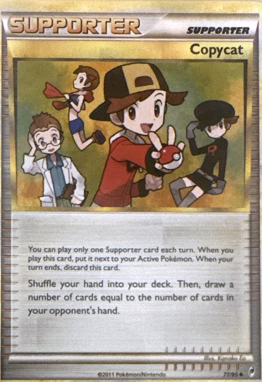 Copycat 90/123 Uncommon HeartGold & SoulSilver Pokemon Lightly Played
