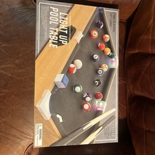 Pool Mini Game Light Up Tabletop Table Billiards Billiard Indoor Kids Portable