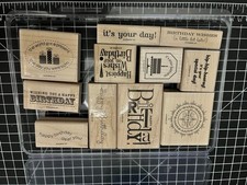 Stampin Up Happy Birthday 11 piece set