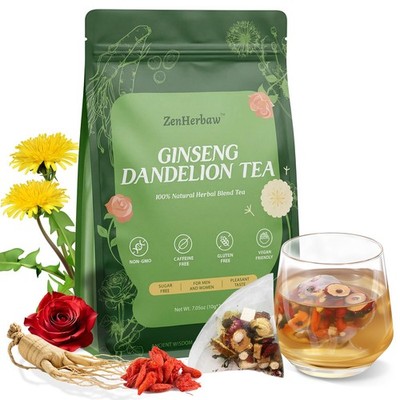 Ginseng Goji Berry Dandelion Herbal Tea   12 Herb Kidney Cleanse Detox... 