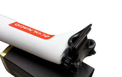 Colnago C68 C64 V3rs E64 Carbon Rennrad Sattelstütze - Weiß & Orange (Matt)