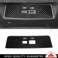 Rear USB Socket Switch Cover Trim For Nissan Altima 2019-2022 Steel Carbon Fiber