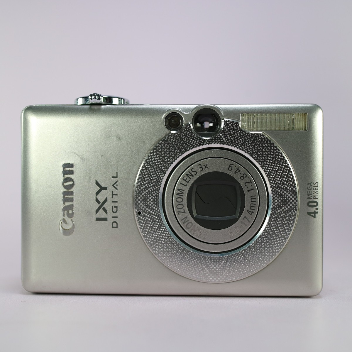 Canon Digital Camera IXUS 40 IXY 50 4.0MP Silver Tested Full