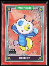 2025 Topps Chrome VeeFriends Fly Firefly Orange Refractor /25 #53