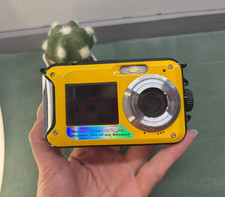 Dual-Screen Waterproof Digital Camera in original box