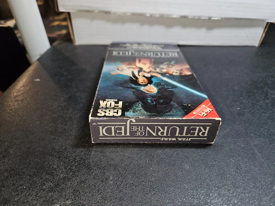 Return Of The Jedi (VHS 1986) Star Wars CBS FOX Red First Release Non-Rental - Image 4 of 4
