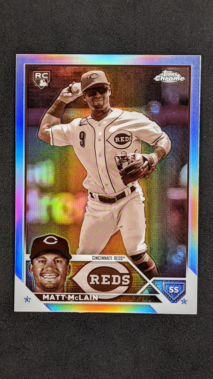 MATT MCLAIN 2023 Topps Chrome Update Rookie #USC200 Sepia Refractor Reds