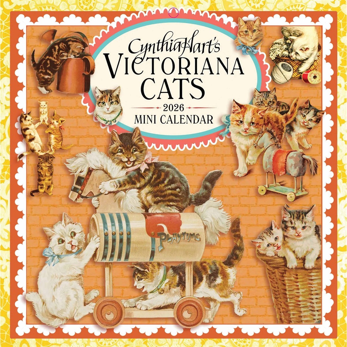 Cynthia Harts Victoriana Cats Mini Calendar 2026, Wall Calendars, Gift