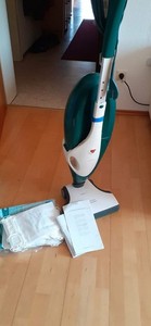 Vorwerk Kobold 135 Stielstaubsauger - Grün/Weiß Staubsaugerkopf EB 400