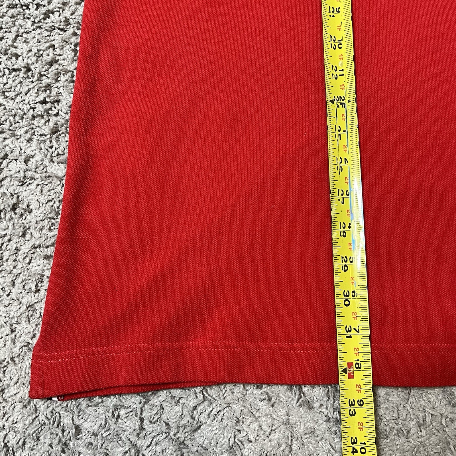 Tommy Hilfiger Polo Shirt Mens 2XL Red Patriotic USA Texas Flag Short Sleeve thumbnail 7