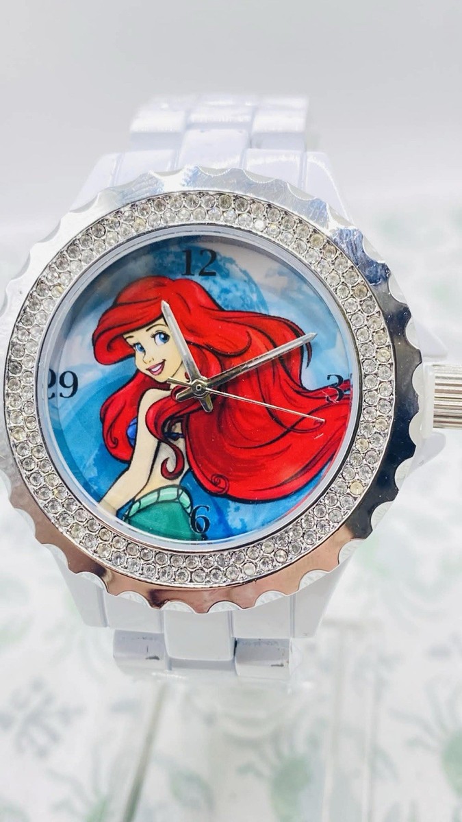 アリエル　シスターズ　時計 Disney's The Little Mermaid Ariel Women's Crystal Watch New | eBay