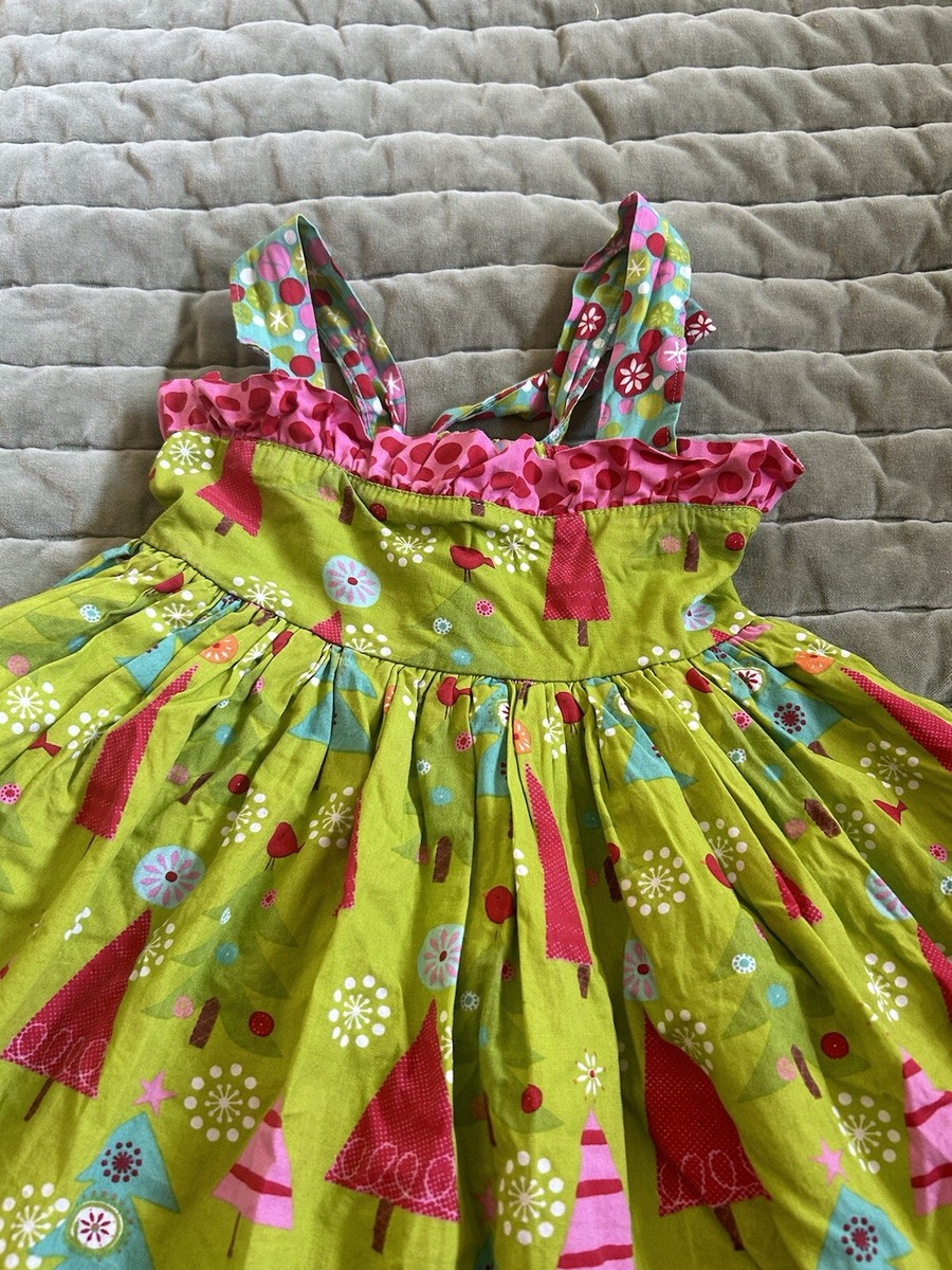 white christmas dresses Holiday Cheers Christmas Tree Tutu Dress – Mia Belle Girls main image 0