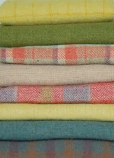 HAND DYED RUG HOOKING WOOL Mill-Dyed~"PUT a SPRING in YOUR STEP-II" (8-pc.Combo)