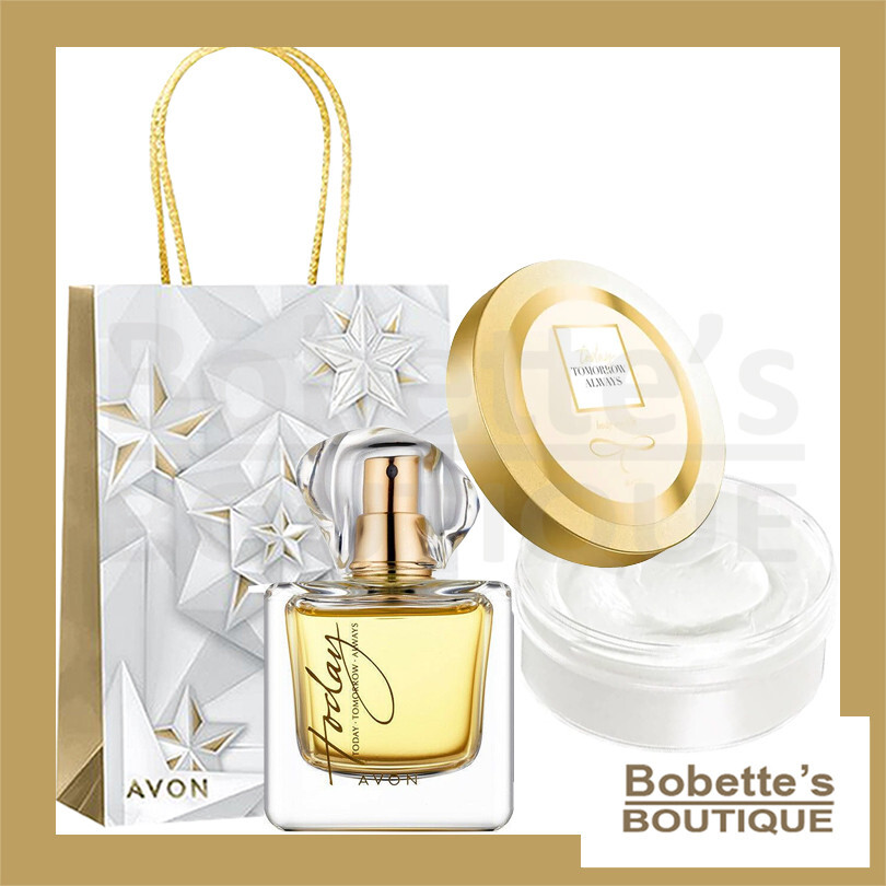Lot Cadeau AVON 'Candid' - 2 Produits Parfumés Pour Femme + Sac Cadeau - Neuf
