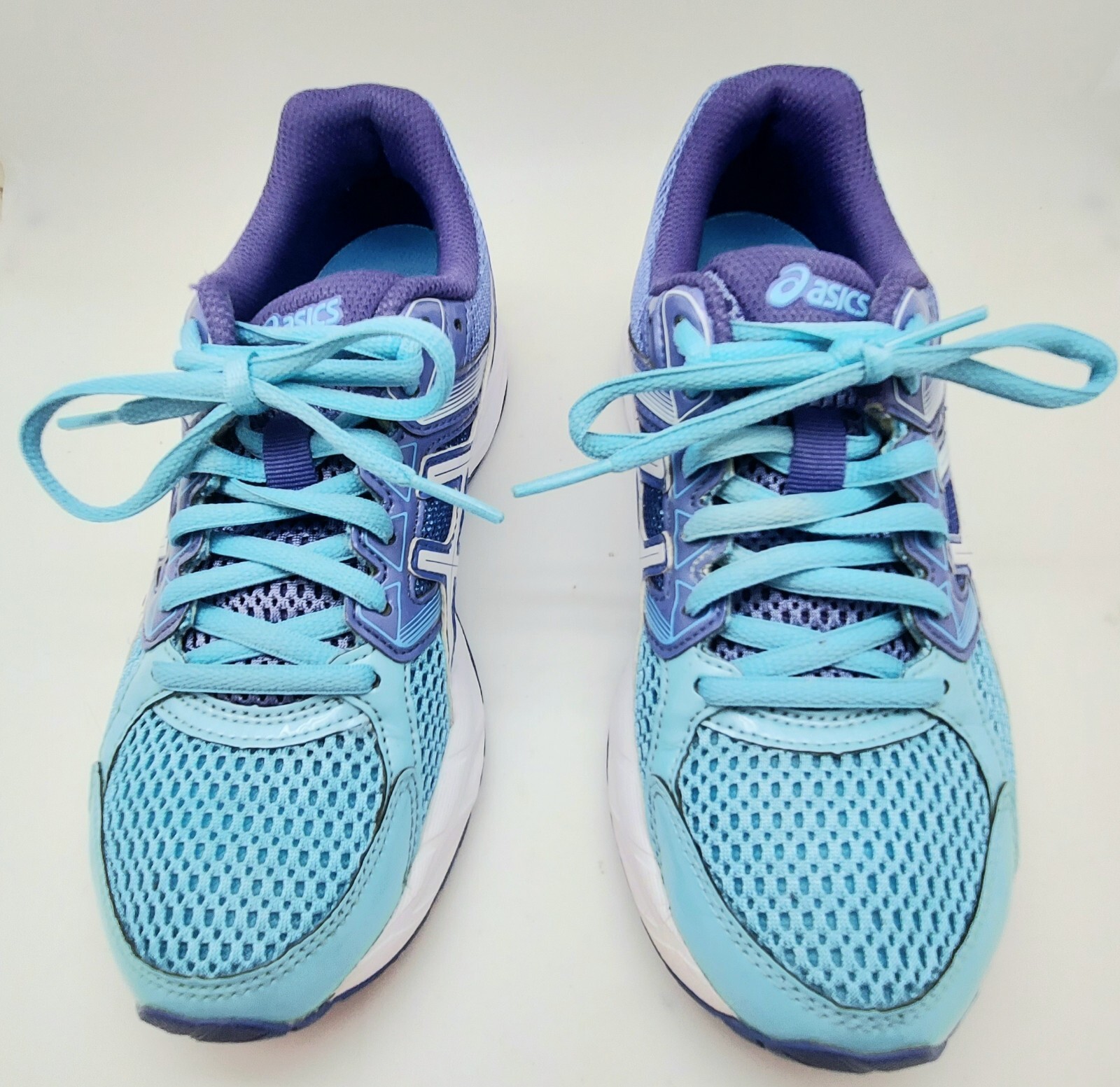 Womens Asics Gel Contend running shoes Purple/Turqoise size 6 PREOWNED