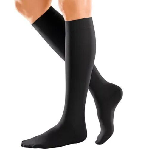 Calze a compressione calze ginocchio alte donna medico 20-30 mmHG S/M-X/XXL - Foto 13 di 18