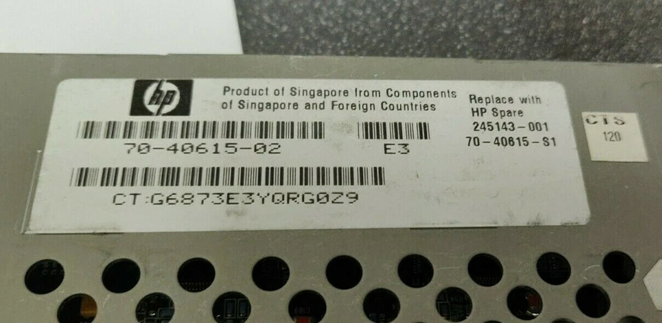 HP 70-40615-02 322595-001 245143-001 FC-AL 2-Cannel Fiber EVA3000 I/O Controller - Image 4 of 4