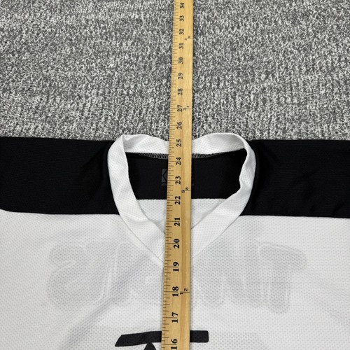 Tim Hortons Timbits Hockey Jersey Youth Large White Black #65 V Neck Pullover - Picture 4 of 9