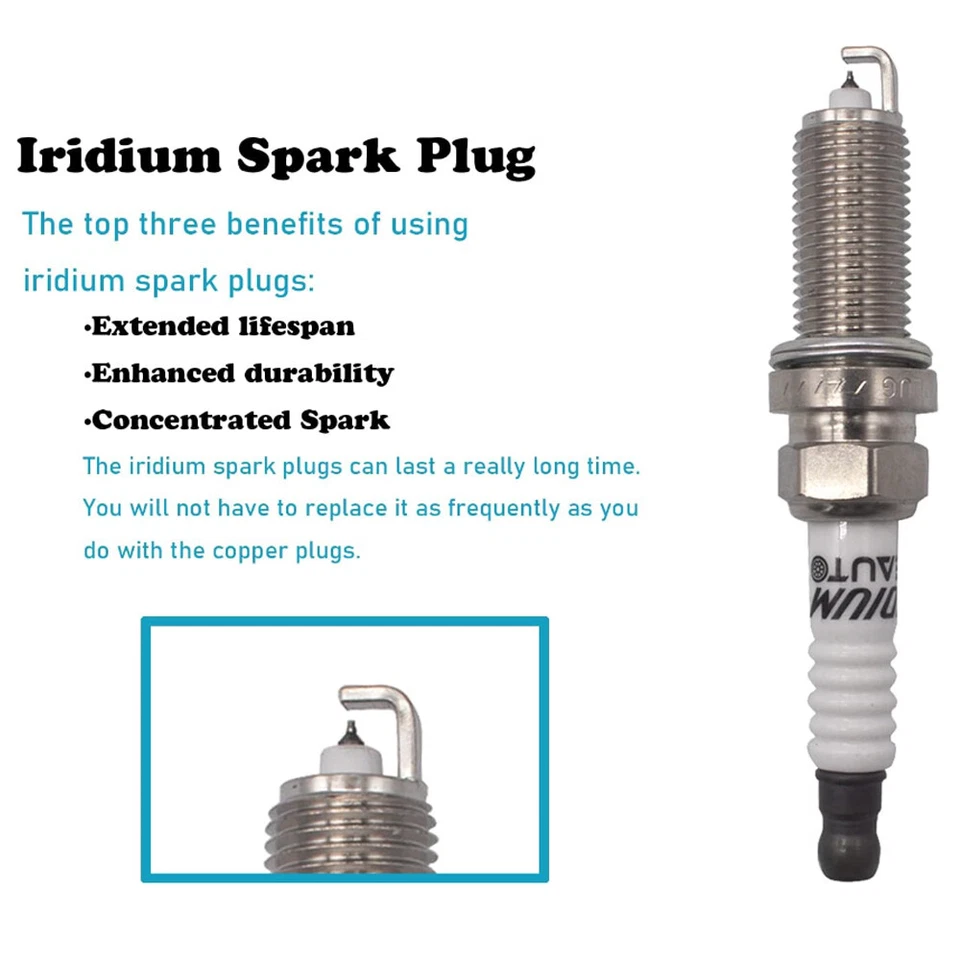 4 bobinas de encendido + 4 bujías para Hyundai Genesis 2010-2014 cupé Tucson Foto 3 de 4